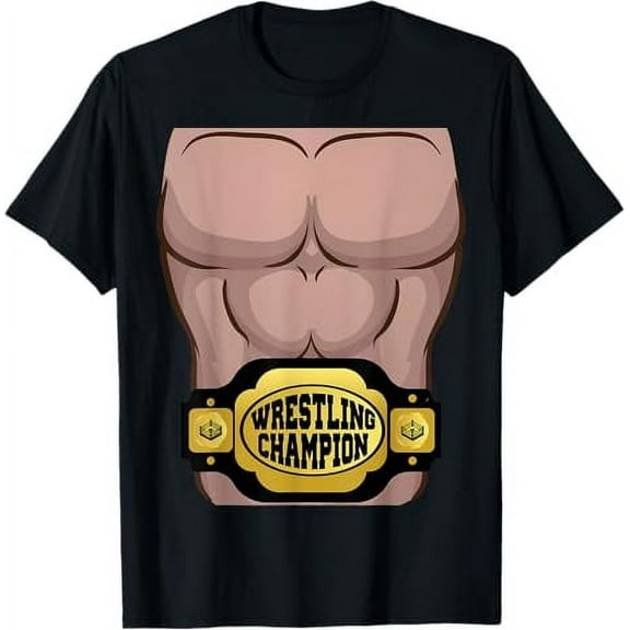 Champion Belt Wrestler Costume Halloween Shirt Kids Adult T-Shirt