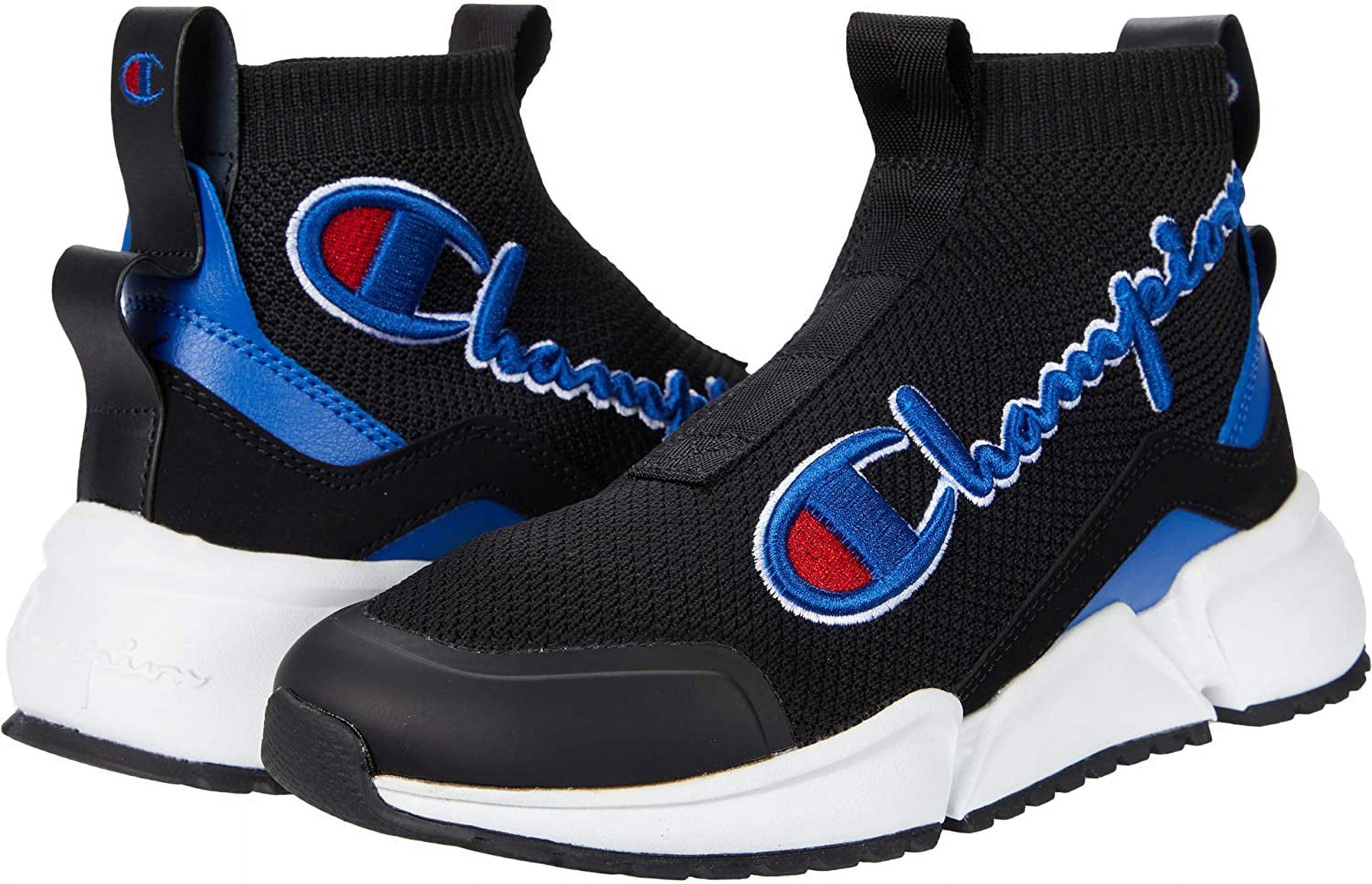 Champion Big Kids RF Mid SneakersBLK R 7 Walmart