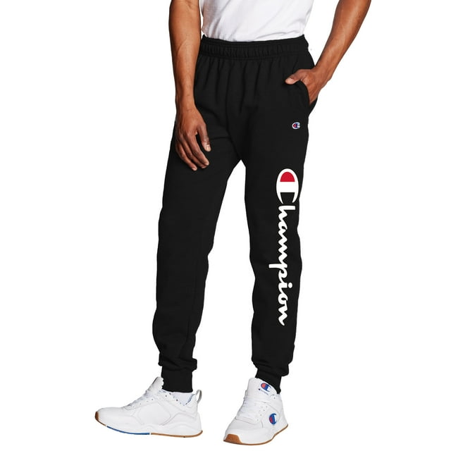 Champion Big Men's Powerblend Graphic Fleece Joggers, up to Size 3XL