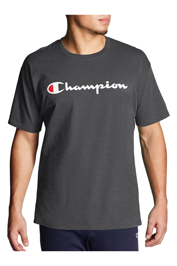 Big & Tall Men's Classic Script Logo Graphic Tee, Sizes LT-6XL