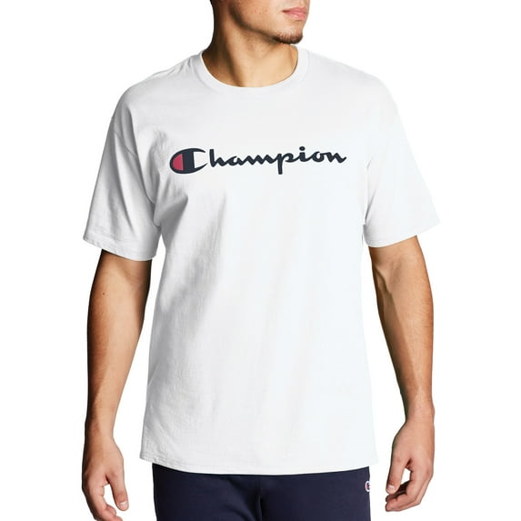 Champion Big & Tall Men's Classic Script Logo Graphic Tee, Sizes LT-6XL