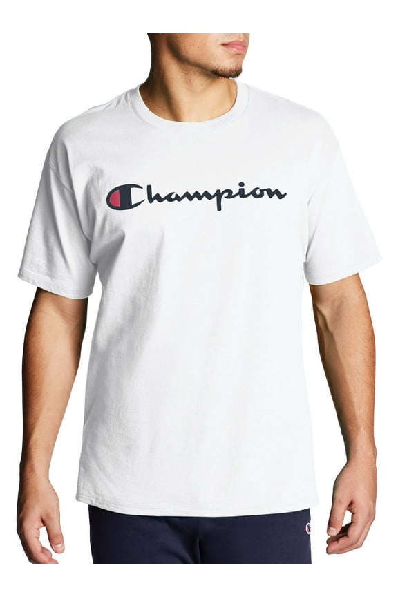 Big & Tall Men's Classic Script Logo Graphic Tee, Sizes LT-6XL