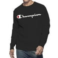 thumbnail image 1 of Champion Big & Tall Men's Classic Script Logo Long Sleeve Graphic Tee Shirt, Size 5XT, 1 of 1
