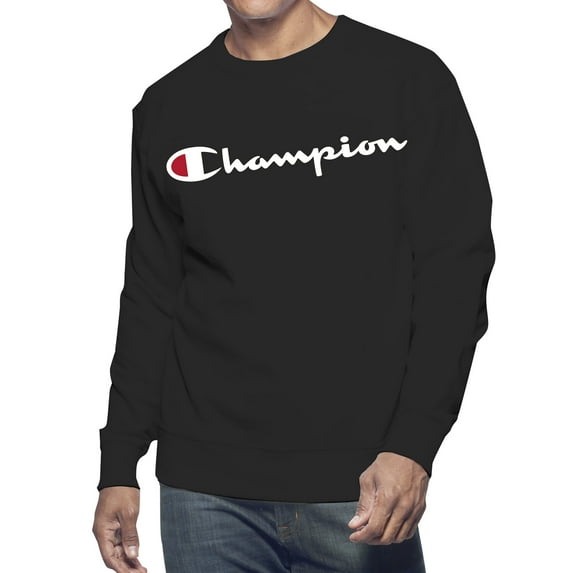 Champion Big & Tall Men's Classic Script Logo Long Sleeve Graphic Tee Shirt, Size 5XT
