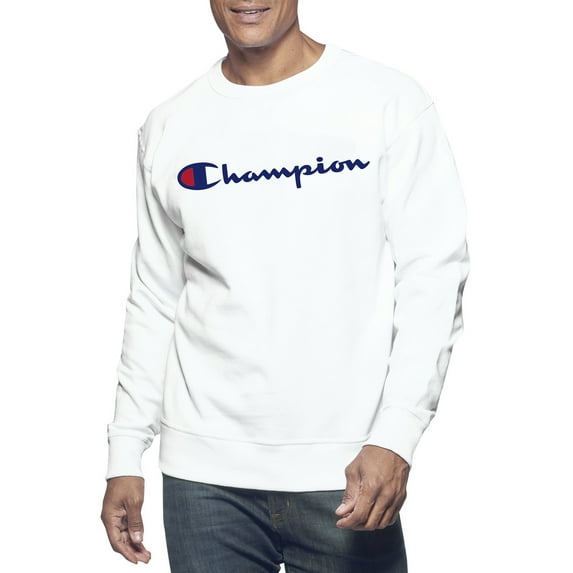 Champion Big & Tall Men's Classic Script Logo Long Sleeve Graphic Tee Shirt, Sizes LT-6XL