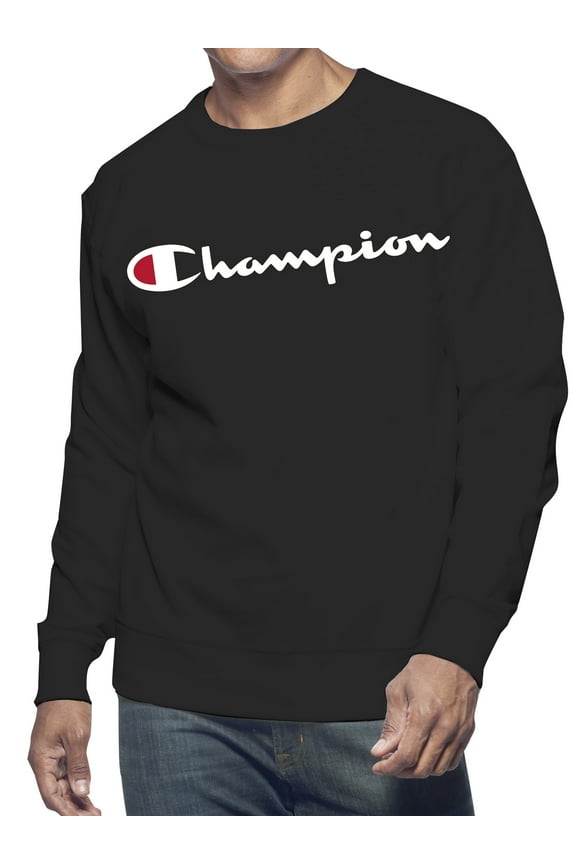 Big & Tall Men's Classic Script Logo Long Sleeve Graphic Tee Shirt, Sizes LT-6XL