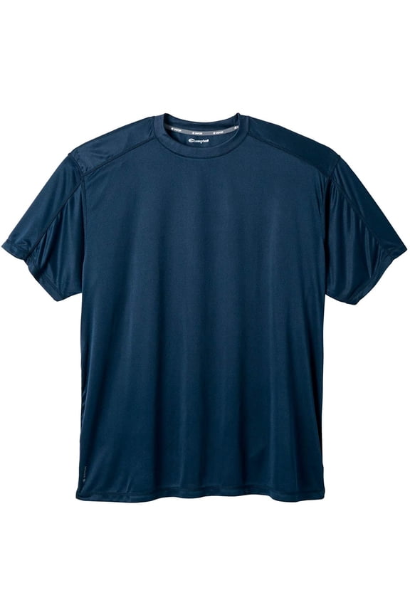 Champion Men's Big & Tall Solid Vapor Performance Tee - Big - 3XL, Navy