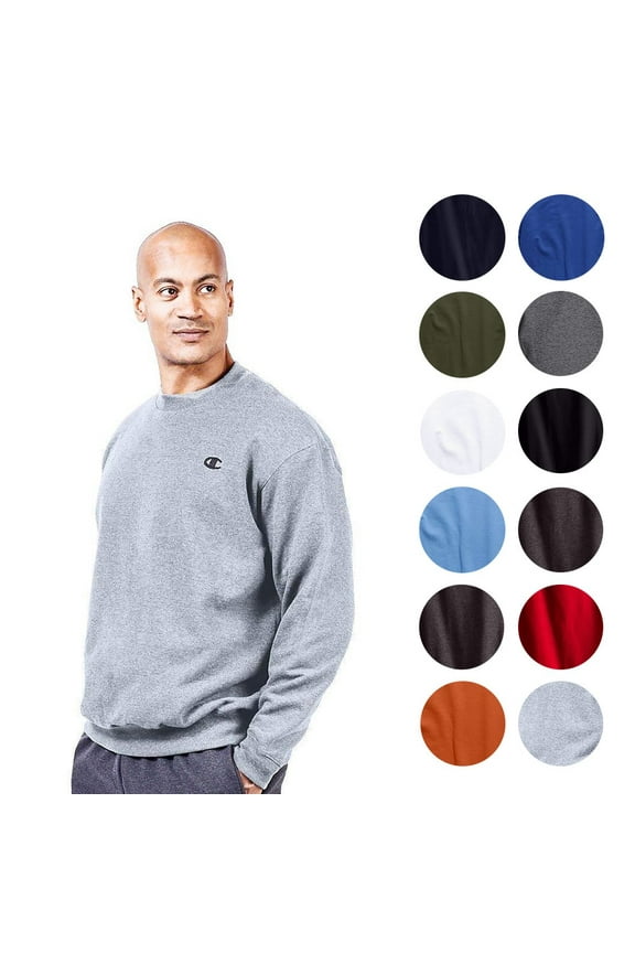 Big & Tall Men's Powerblend Fleece Crew Sweatshirt, up to Size 6XL