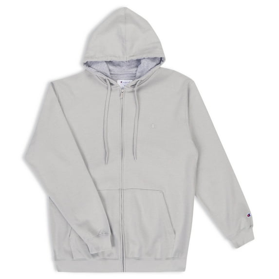 Champion Big & Tall Men's Powerblend Fleece Full Zip Hoodie, up to Size 6XL
