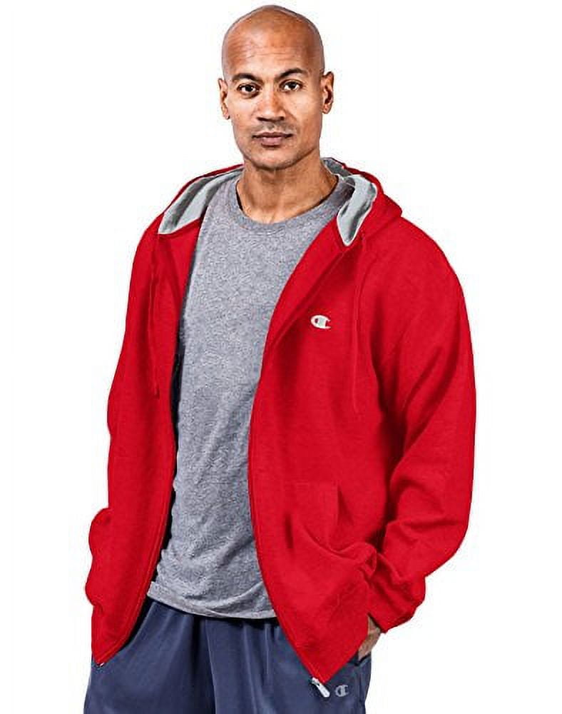 Champion Big & Tall Men's Powerblend Fleece Full Zip Hoodie, up to Size