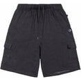 thumbnail image 1 of Champion Big and Tall Fleece Cargo Shorts for Men, Athletic Sweat Shorts Charcoal Heather, 1 of 7