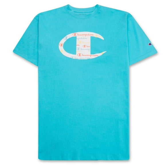 Champion Big & Tall Big and Tall Mens Active Crewneck T Shirt, Blue Horizon, 6X