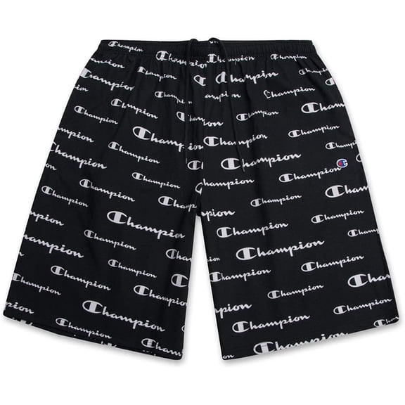 Champion Big and Tall Shorts for Men - Athletic Shorts Loose Fit Performance Shorts Charcoal Black