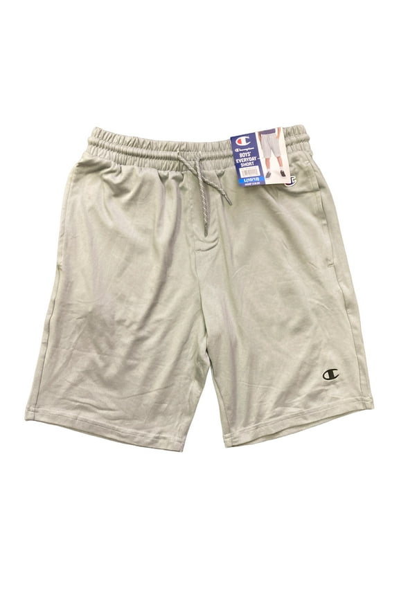 Boy's Lightweight Pull On Logo Active Shorts, C914SH533 (Greystone, XXL (18/20))