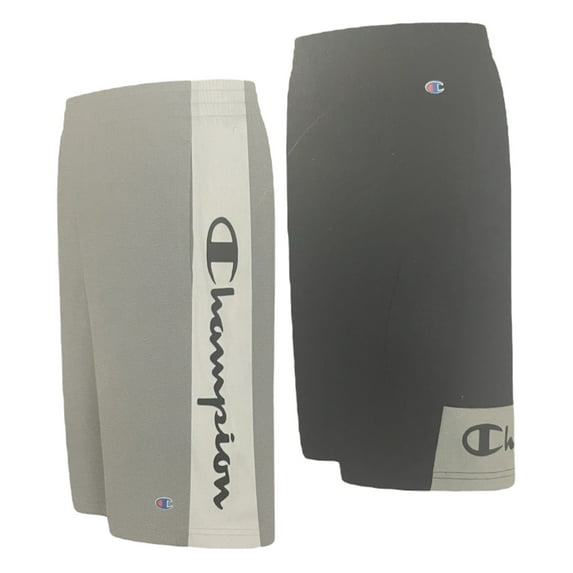 Champion Boy's Moisture Wicking UPF 30 Quick Dry Active Shorts, 2 Pack