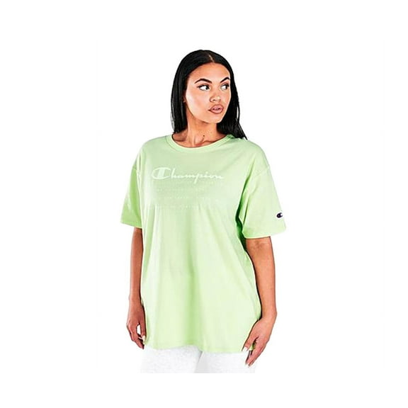 Champion Boyfriend Womens Active Shirts & Tees Size S, Color: Green/Mint