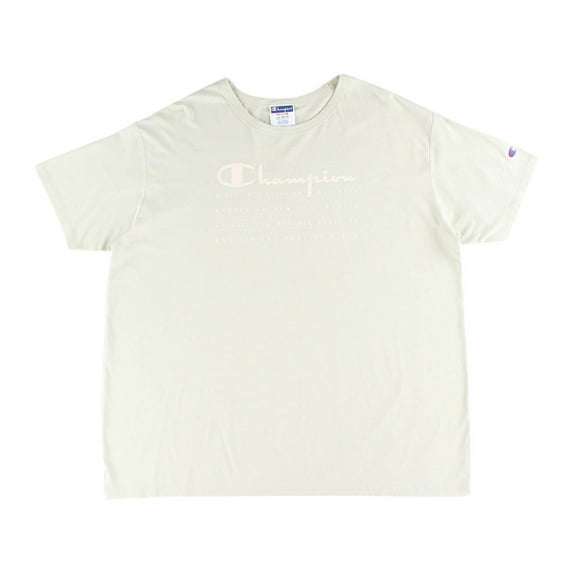 Champion Boyfriend Womens Active Shirts & Tees Size XL, Color: Beige/Pebblestone