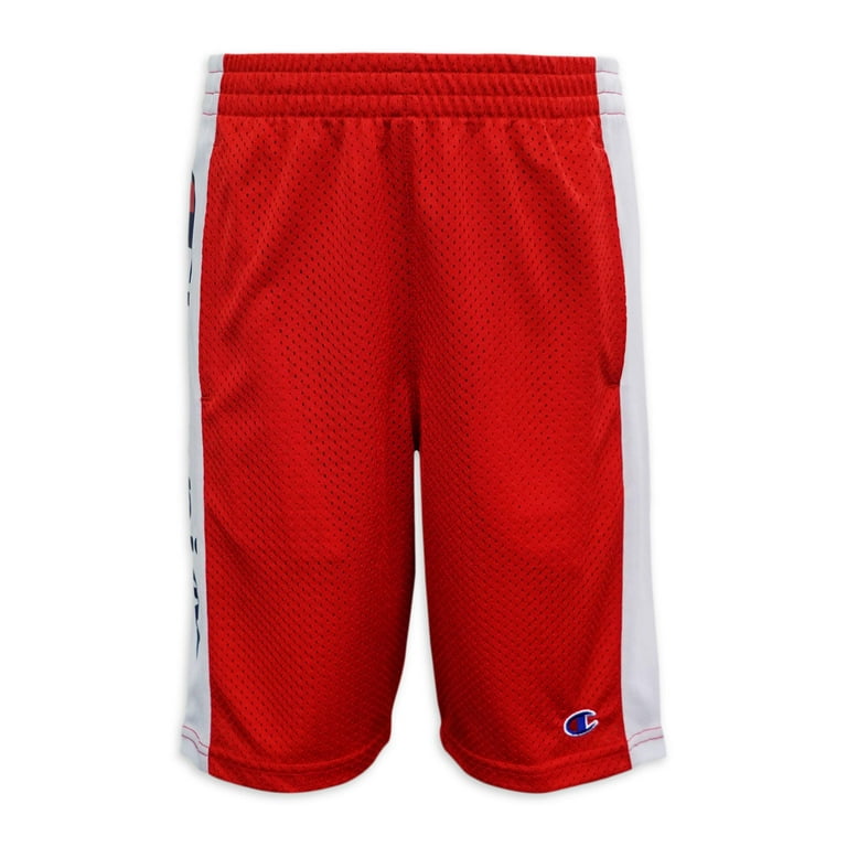 Champion authentic mesh shorts discount