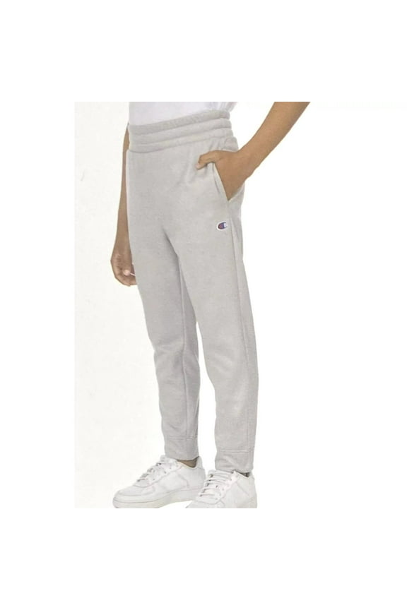 Boys' Fleece Lined Sweatpants, Oxford Heather Gray Size XS (5/6)