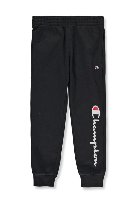 Boys' Script Logo Joggers Color: black Size: 10 - 12