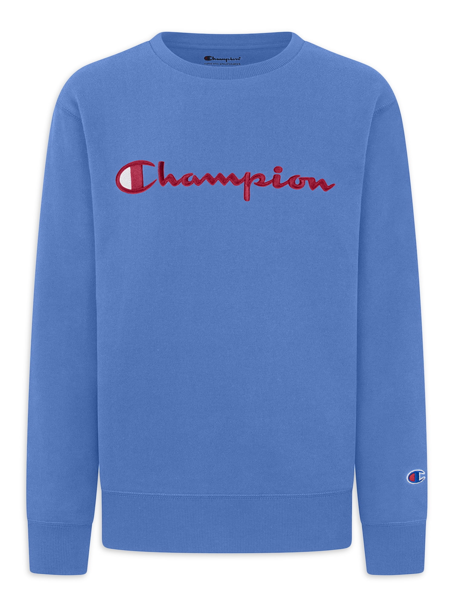 Champion Sizes 8-20 Sweatshirt, Signature Crewneck Boys Fleece