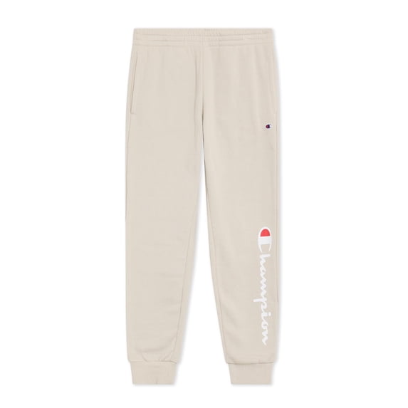 Champion Boys Signature Logo Fleece Jogger Pants - Khaki - Size Large