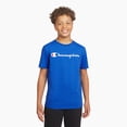 thumbnail image 1 of Champion Boys Signature Logo Short Sleeve Tee - Blue - Size Large, 1 of 5
