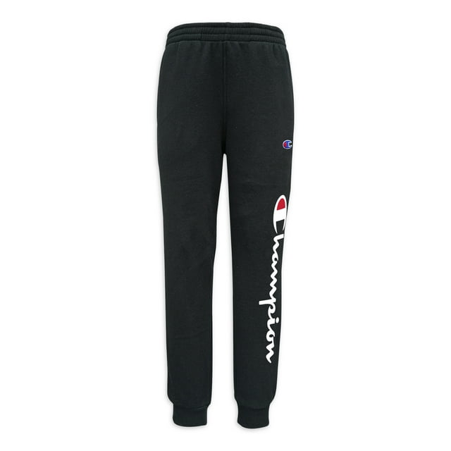 Champion Boys Small Script French Terry Joggers, Sizes 8-20 - Walmart.com