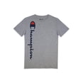 thumbnail image 1 of Champion Boys Vertical Script Logo Short Sleeve Athletic T-Shirt, Sizes 8-20, 1 of 1