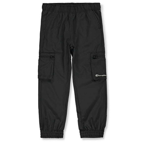 Champion Boys' Woven Cargo Joggers Color: black Size: 8