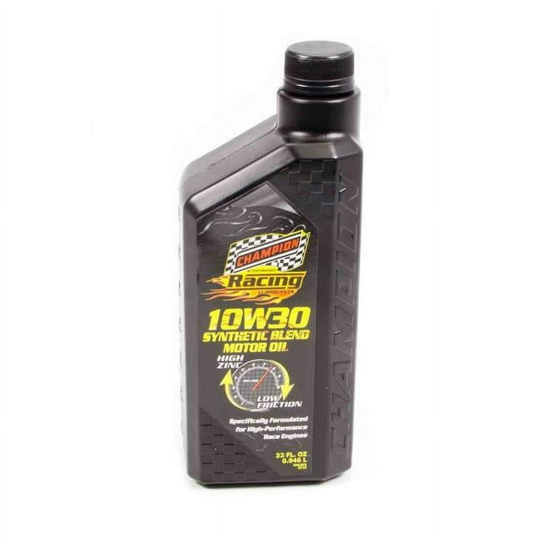 Champion Racing SAE 10W-30 Synthetic Blend Racing Oil Champion Racing SAE 10W-30 Synthetic Blend Racing Oil