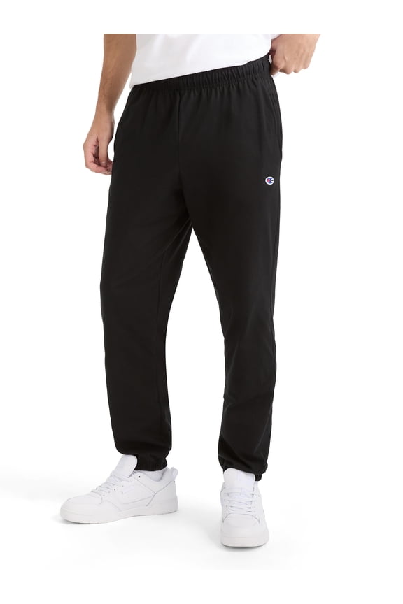 Men's Cinched-Bottom Lounge Pants, Slim Fit, Lightweight Cotton Blend, Sizes S-4XL