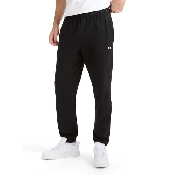 Champion Men's Cinched-Bottom Lounge Pants, Standard Fit, Lightweight Cotton Blend, Sizes S-4XL