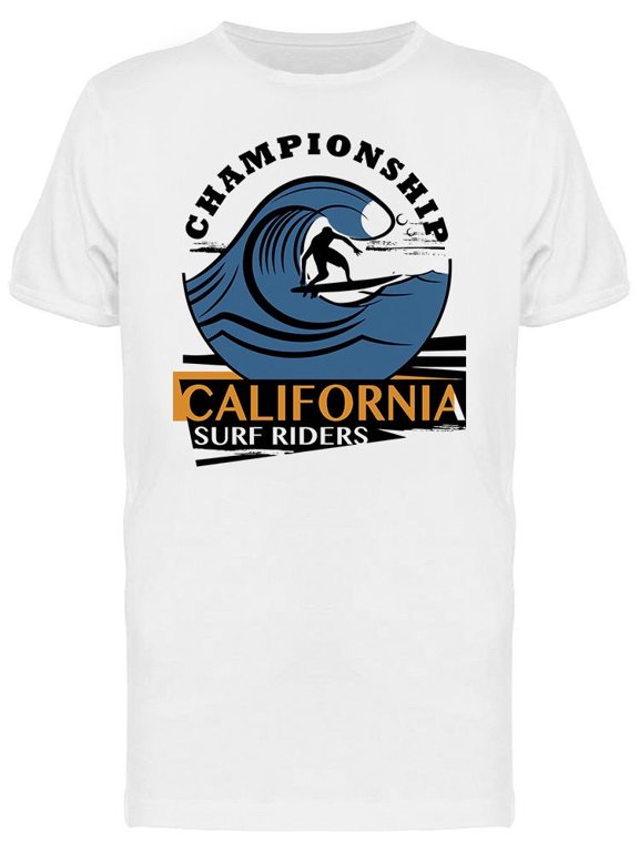 Champion California Surfer Sign T-Shirt Men -Image by Shutterstock, Male x-Large