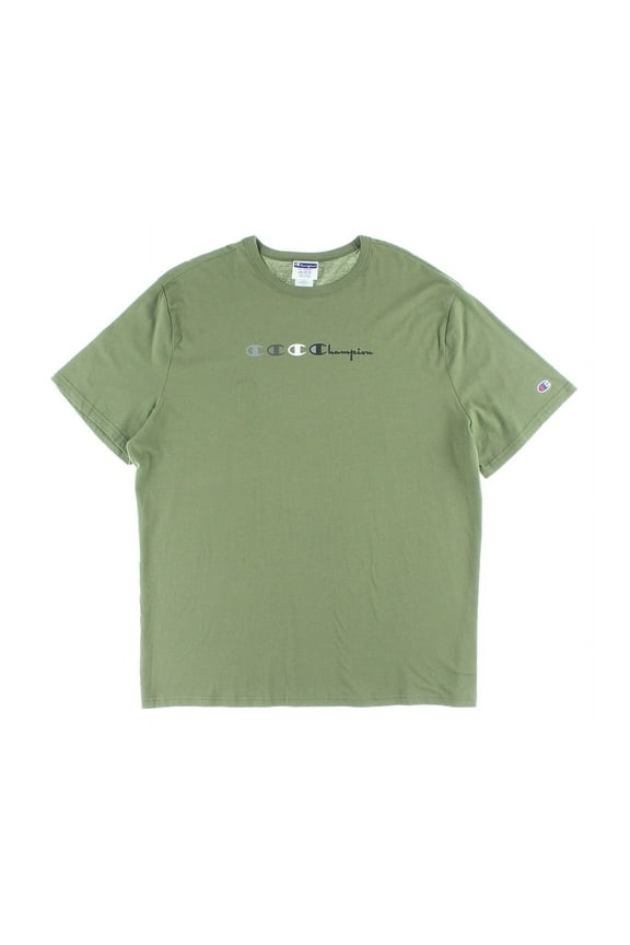# Cham Smu Logo Tee Mens Active Shirts & Tees Size Xl, Color: Green/Cargo Olive