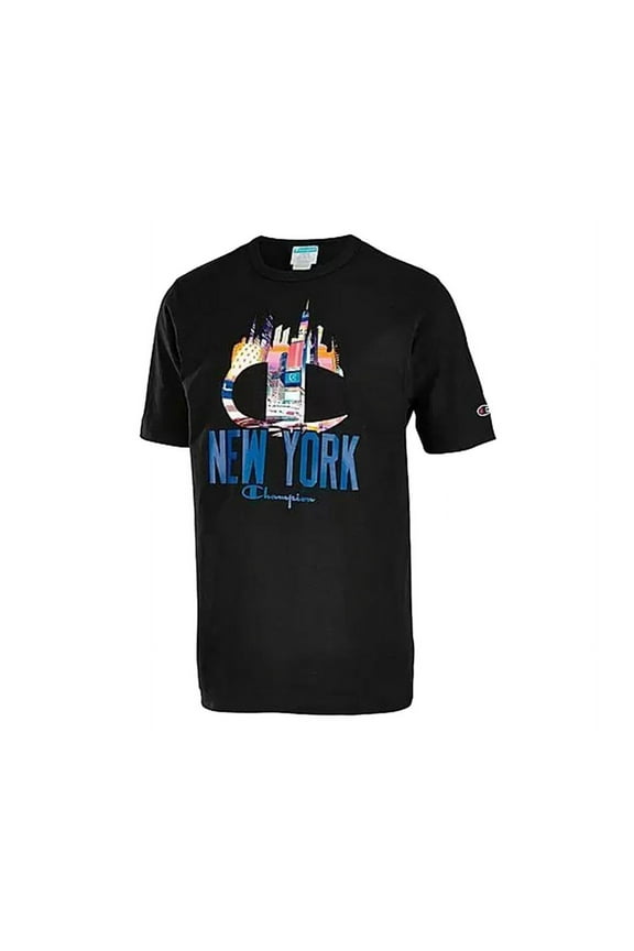 10 Skyline C Ny Ink Tee Mens Active Shirts & Tees Size L, Color: Black/New York