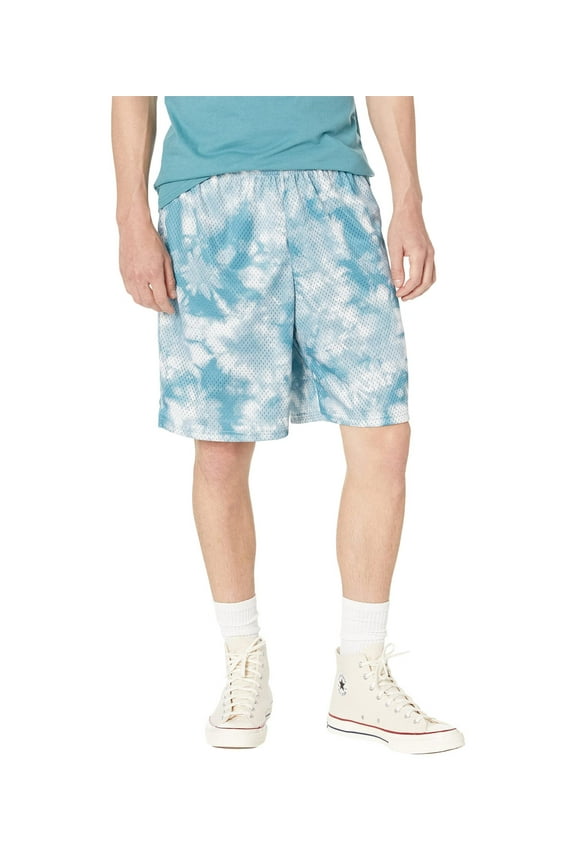 Classic Mesh Shorts - Print Crush Dye Aqua Tonic SM