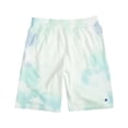 thumbnail image 1 of Champion Cloud Dye Jersey Mens Active Shorts Size L, Color: Cloud Dye Frost Blue/Iced Green Tea/Light Sea Green, 1 of 2