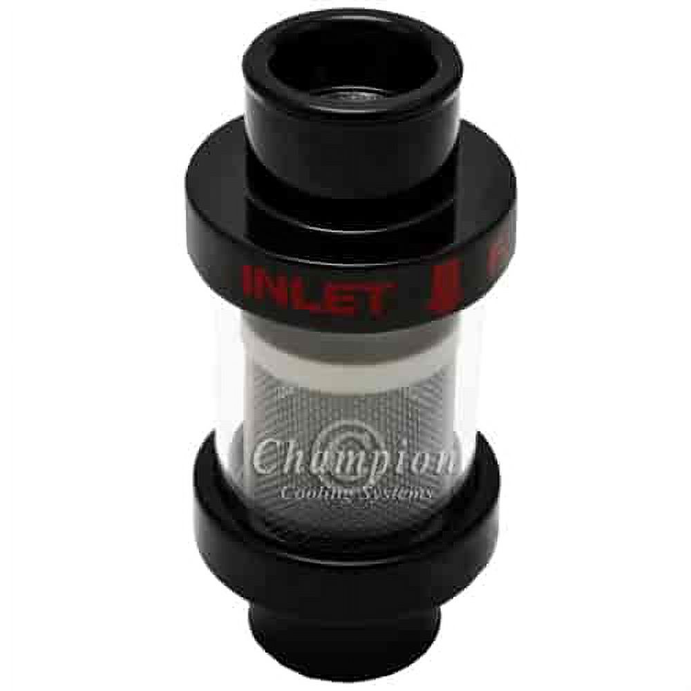 Champion Cooling Systems CCHFBLK1.50 Inline Coolant Filter 11/2 Inlet