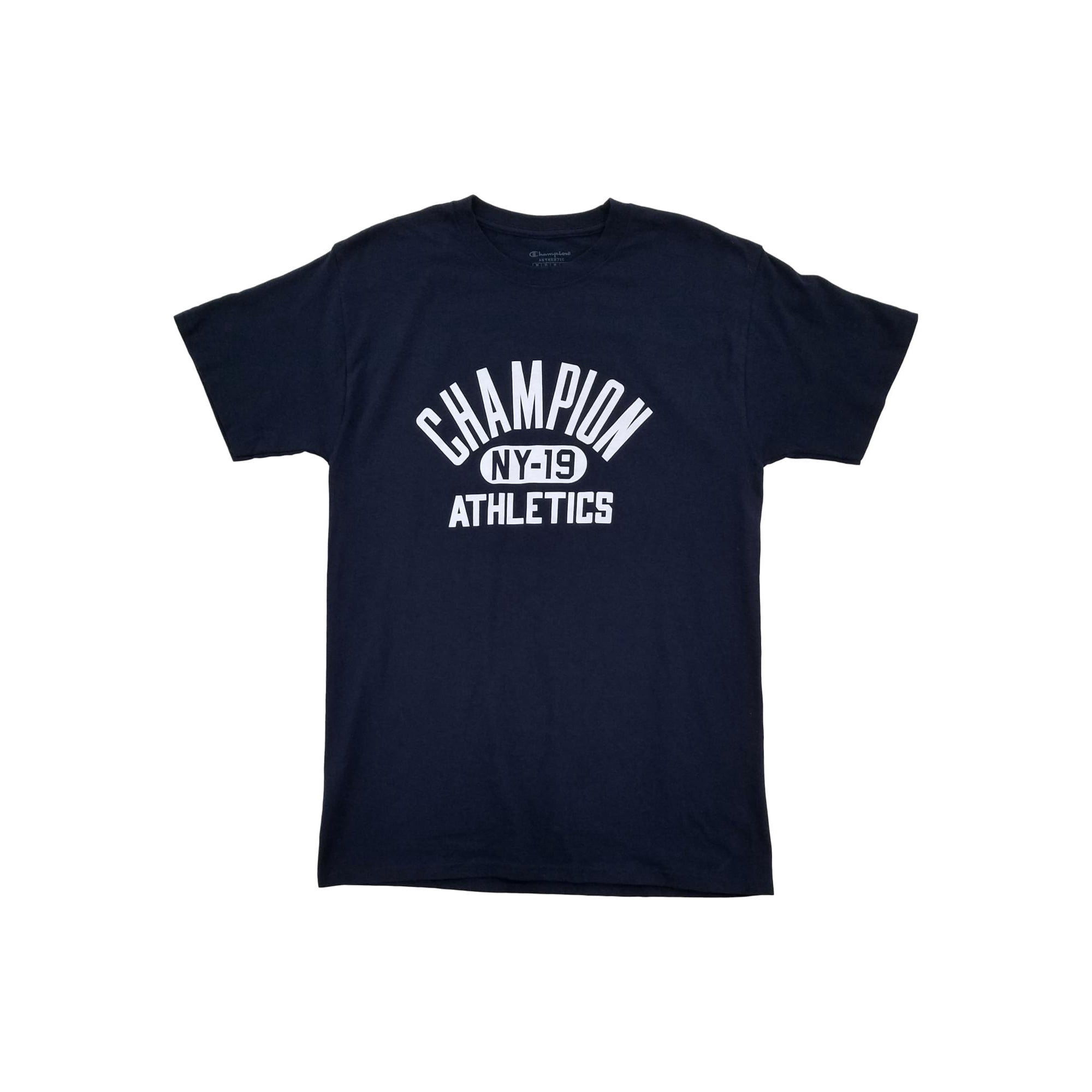 Champion Men's T-Shirt - Navy - L