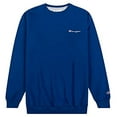 thumbnail image 1 of Champion Crewneck Fleece Sweatshirt for Men's Big and Tall with Script Logo (6X, ROYAL), 1 of 1