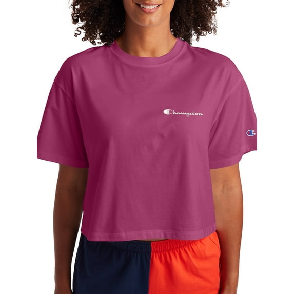 Champion Crop Crew Neck T-Shirt (Women's) 1 Pack