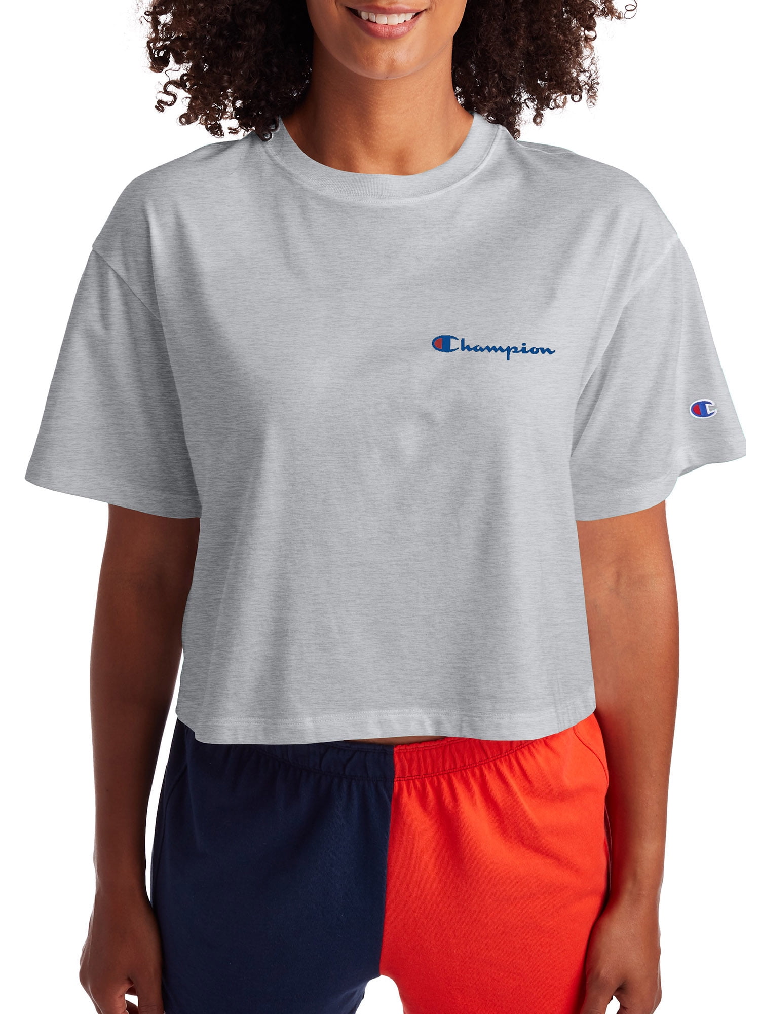 Cropped champion shirt cheap
