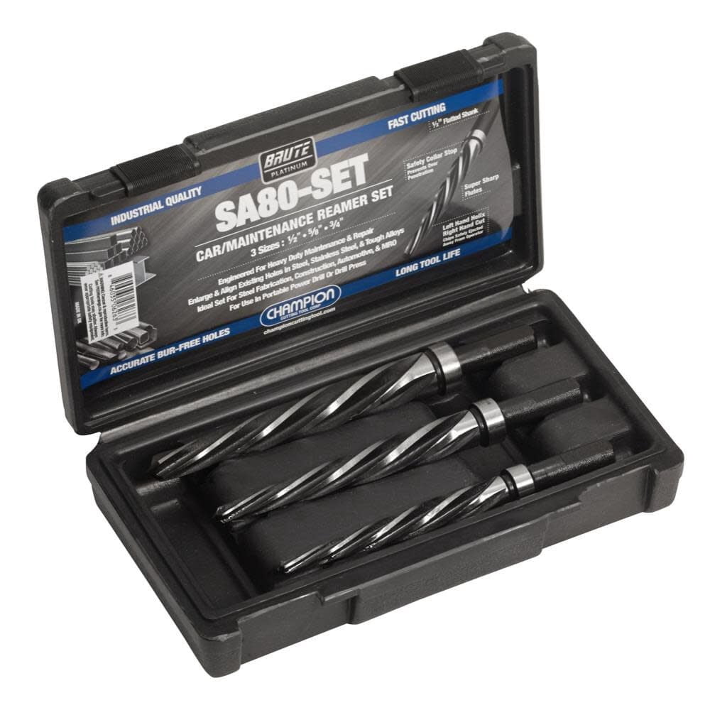 CHAMPION 3 PC CAR CAR/MAINTENANCE REAMER SA80-SET - Walmart Business ...