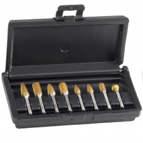 Champion Cutting Tool 8 Pc. Tin Coated Burr Kit