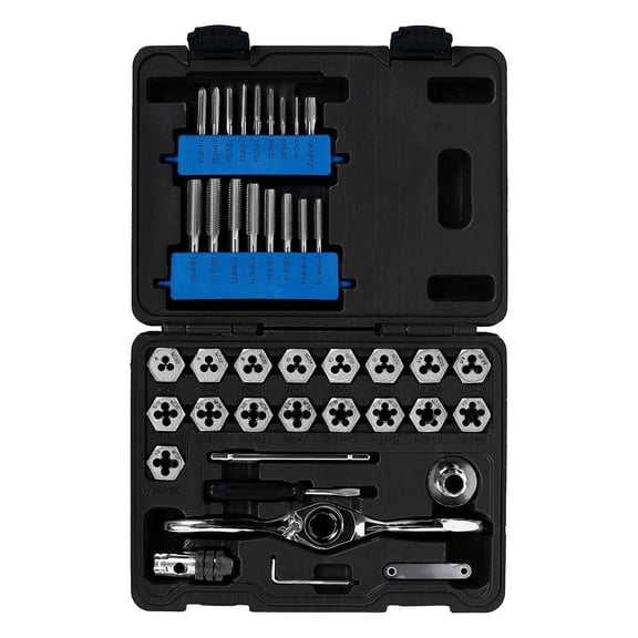 Champion Cutting Tool Metric Tap And Die Set 40Pc