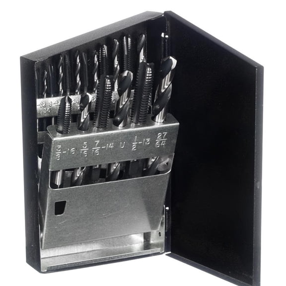 Champion Cutting Tool Tap And Drill Combo Set 18Pc