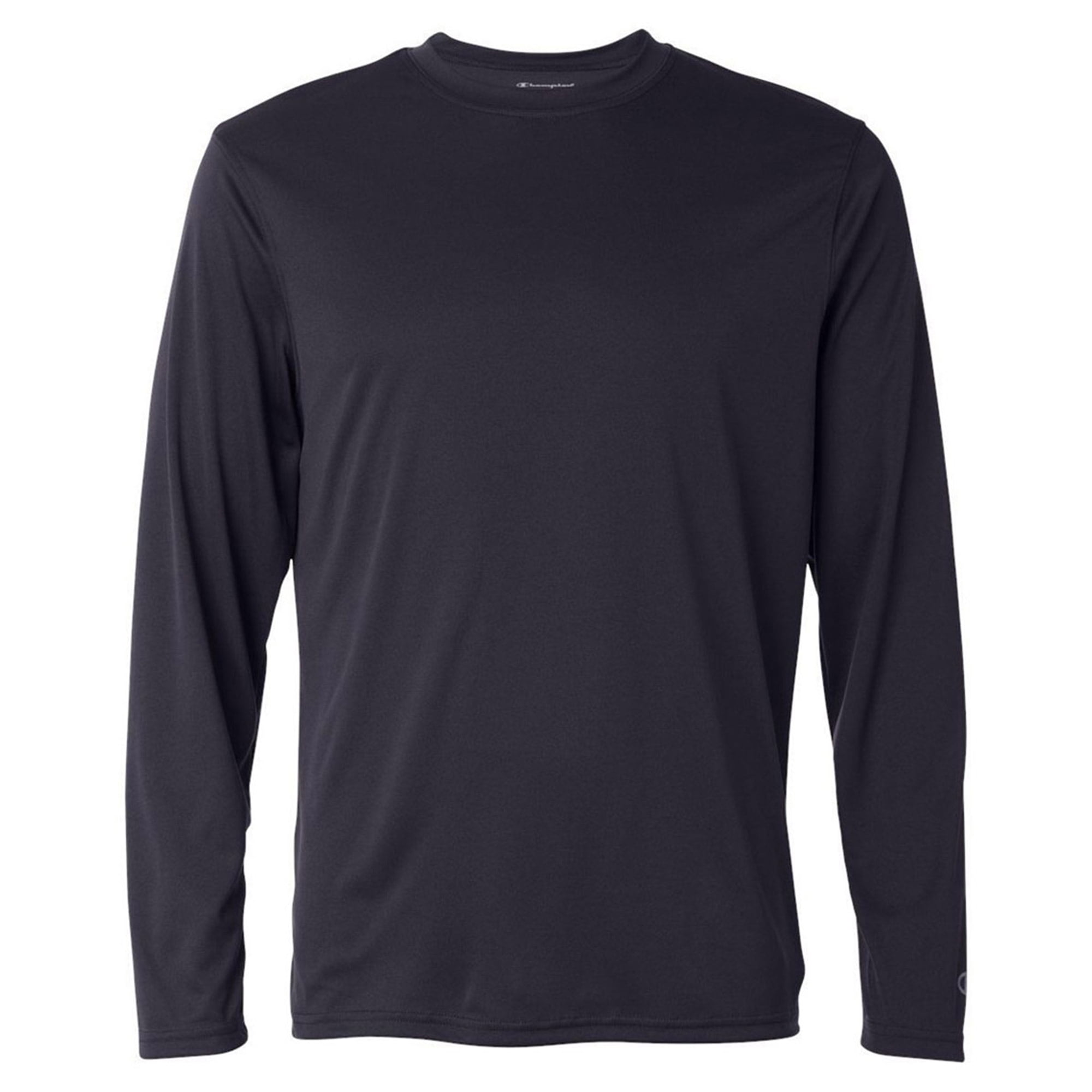 CW26 Hanes Adult Champion Long Sleeve Dry Performance T-Shirt Navy S