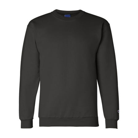 Champion Double Dry EcoÂ® Crewneck Sweatshirt in Black XL | S600