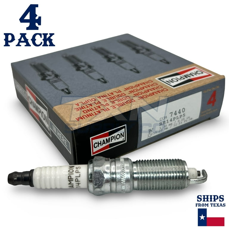 Champion Double Platinum Power 7440 Spark Plug Carton of 4